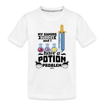 Jeu - T-shirt bio Premium Enfant - blanc - Devant
