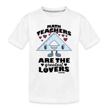 Mathématiques - T-shirt bio Premium Enfant - blanc - Devant