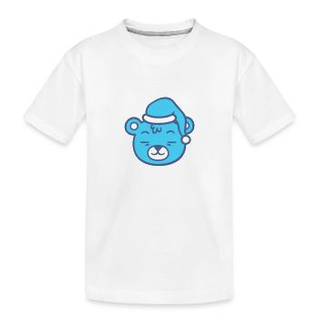weck mich auf wenn der Winterschlaf vorbei ist - Kinder Premium Bio T-Shirt - Weiß - Vorne