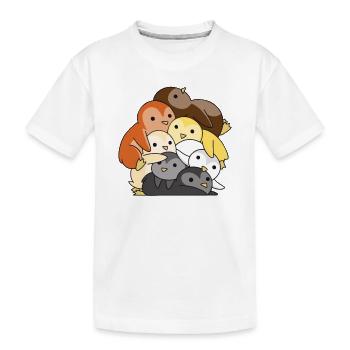 Bear Brotherhood Flag Pride Pingouin mignon LGBTQ - T-shirt bio Premium Enfant - blanc - Devant