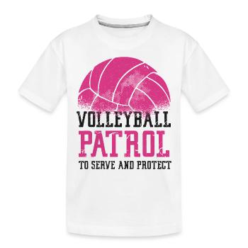 Volleyball Player Team Volleyball - Kids' Premium Organic T-Shirt - white - Front