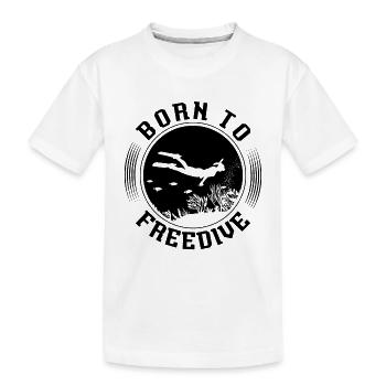 Apnée Apnée Idée cadeau d’apnée - T-shirt bio Premium Enfant - blanc - Devant