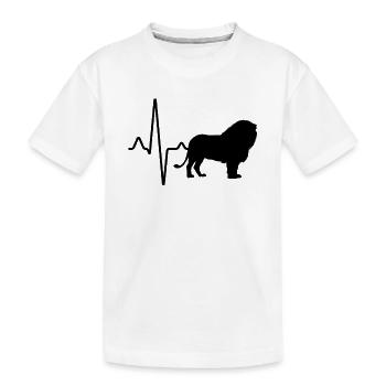 Leo Heartbeat - T-shirt bio Premium Enfant - blanc - Devant