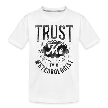 Météorologue Prévisions météorologiques - T-shirt bio Premium Enfant - blanc - Devant