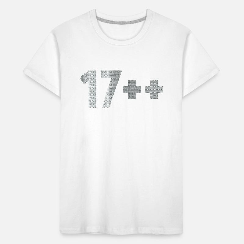 17++ Software Developer Coder Engineer 18th Kids' Premium Organic T-Shirt