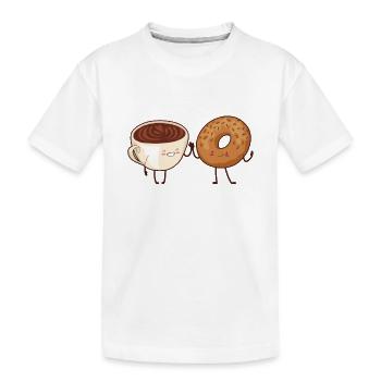 Donut Sweets Donuts Food Baker Cadeau - T-shirt bio Premium Enfant - blanc - Devant