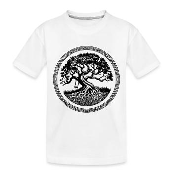 Arbre - T-shirt bio Premium Enfant - blanc - Devant