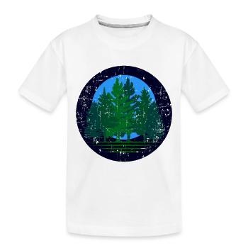Arbre - T-shirt bio Premium Enfant - blanc - Devant