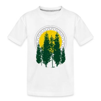 Arbre - T-shirt bio Premium Enfant - blanc - Devant