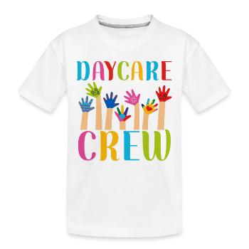 Childcare Daycare Provider Teacher - Kids' Premium Organic T-Shirt - white - Front