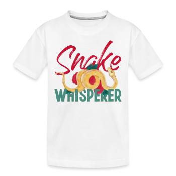 Serpent Serpent Serpent Chuchoteur - T-shirt bio Premium Enfant - blanc - Devant