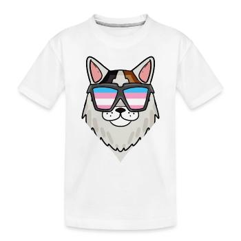 Transgenre Transsexuel Turc Van Cat - T-shirt bio Premium Enfant - blanc - Devant