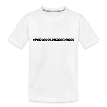 Perle des Erzgebirges - Kinder Premium Bio T-Shirt - Weiß - Vorne