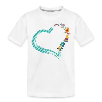 Childcare Daycare Provider Teacher - Kids' Premium Organic T-Shirt - white - Front