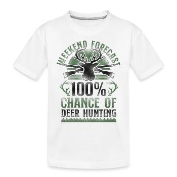 Buck Deer Hunting Hunter Vintage - T-shirt bio Premium Enfant - blanc - Devant