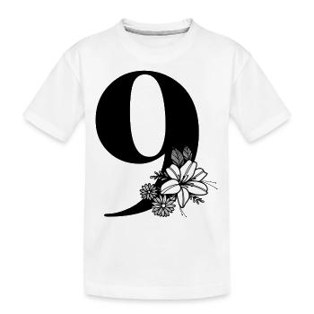 Numéro 9 - T-shirt bio Premium Enfant - blanc - Devant