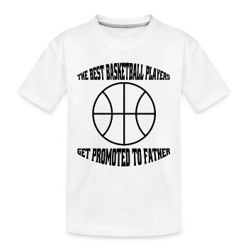 Basketball Basketball Père Amateur de basketball - T-shirt bio Premium Enfant - blanc - Devant
