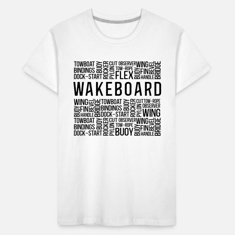 Wakeboard Wakeboarder Wakeboarding Geschenkidee Kinder Premium Bio T-Shirt