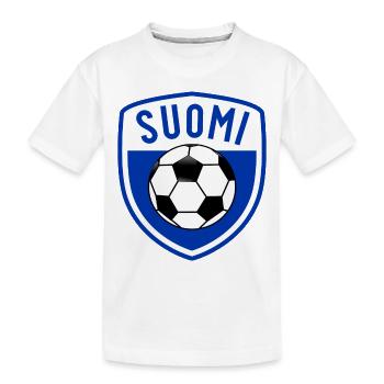 Finnland Finnland Fußballfan Produkt I - Kinder Premium Bio T-Shirt - Weiß - Vorne
