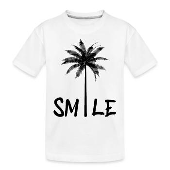 Just smile - T-shirt bio Premium Enfant - blanc - Devant