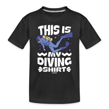 Diving Scuba Instructor Holiday Cadeau d’été - T-shirt bio Premium Enfant - noir - Devant