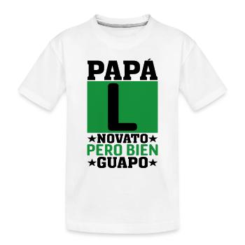 Nouveau Papa - T-shirt bio Premium Enfant - blanc - Devant