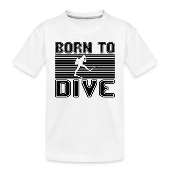 Plonger - T-shirt bio Premium Enfant - blanc - Devant