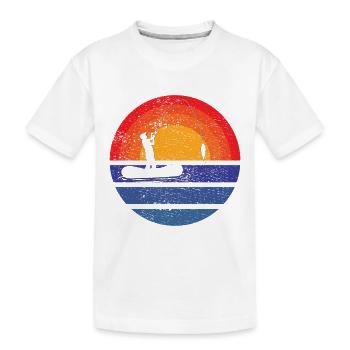 Pêche Pêcheur Pêche Hameçon Pêche Pêche Pêche - T-shirt bio Premium Enfant - blanc - Devant