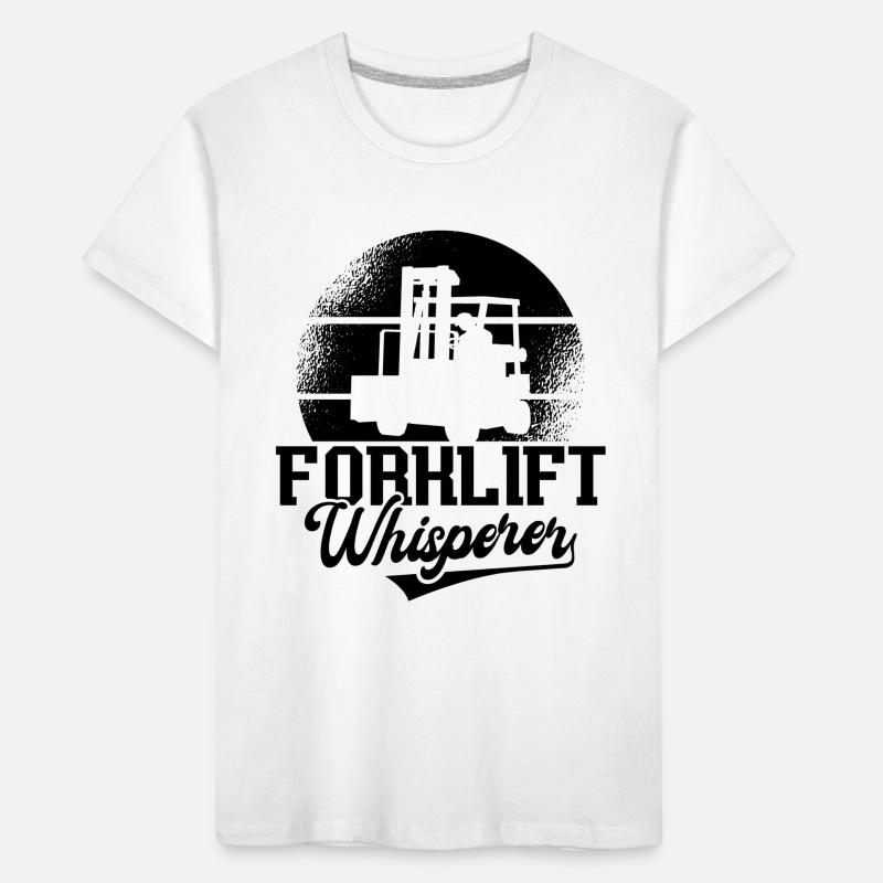 Gabelstapler Staplerfahrer Coole Geschenkidee Kinder Premium Bio T-Shirt