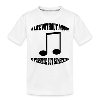 Musique Musique Professeur de musique Dicton Faire des musiciens de musique - T-shirt bio Premium Enfant - blanc - Devant
