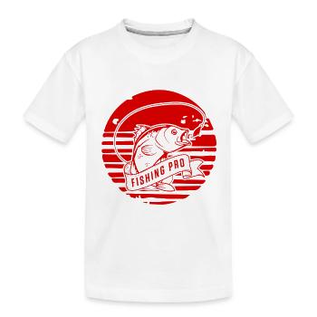 Pêche Pro - T-shirt bio Premium Enfant - blanc - Devant