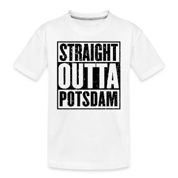 Direkt aus Potsdam - Kinder Premium Bio T-Shirt - Weiß - Vorne