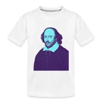William Shakespeare - Mein Theater - Kinder Premium Bio T-Shirt - Weiß - Vorne