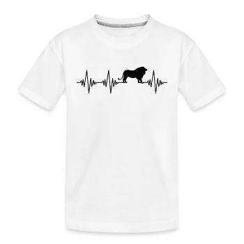 Leo Heartbeat - T-shirt bio Premium Enfant - blanc - Devant