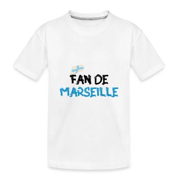 Fan de Marseille - T-shirt bio Premium Enfant - blanc - Devant