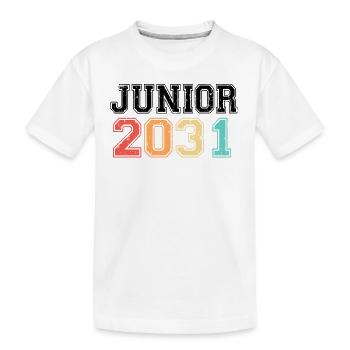 Junior 2031 Rétro Vintage - T-shirt bio Premium Enfant - blanc - Devant