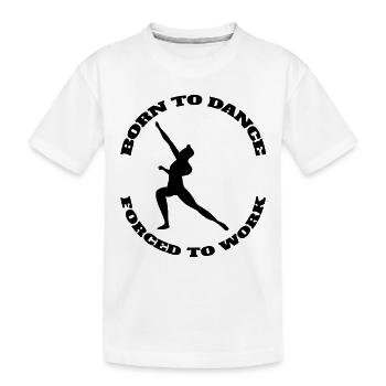 Ballett Tänzerin Tanzkurs Geschenk Tanz Ballerina - Kinder Premium Bio T-Shirt - Weiß - Vorne