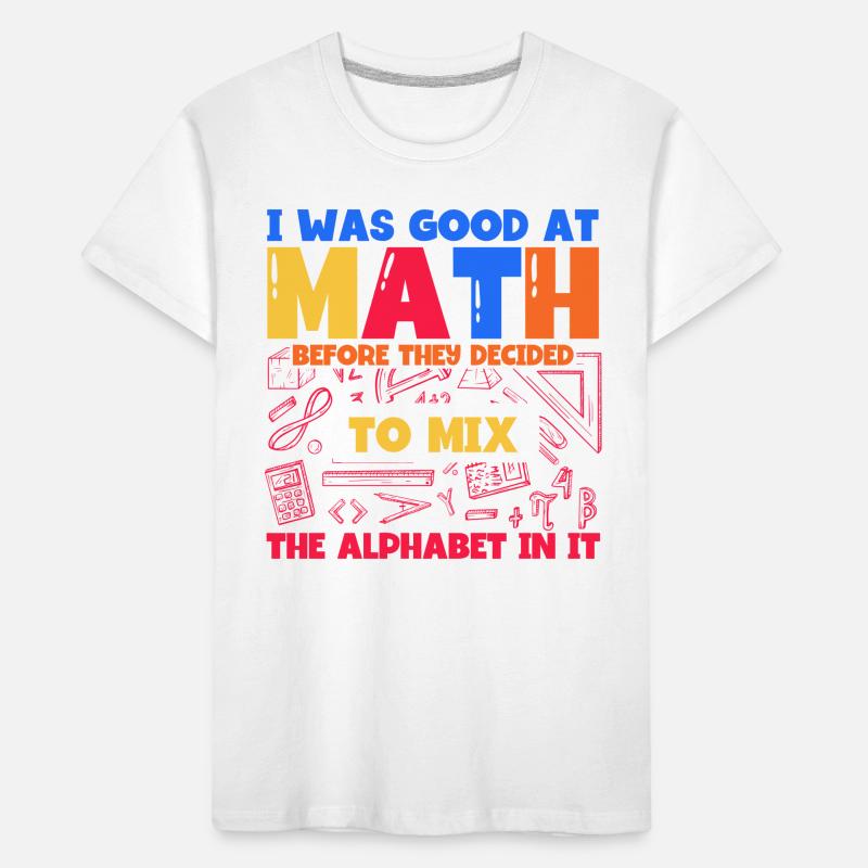 Math Mathématiques Sciences Math Cadeau T-shirt bio Premium Enfant