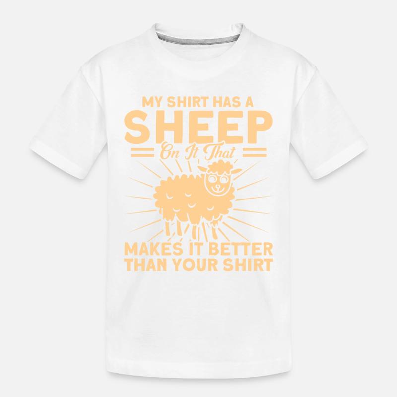 Élevage de moutons Élevage Élevage Mouton Cadeau - T-shirt bio Premium Enfant - blanc