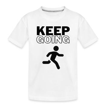 Continuer - T-shirt bio Premium Enfant - blanc - Devant