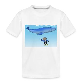 Scuba Diving Sloth Lazy Animal Diving I Gift - Kids' Premium Organic T-Shirt - white - Front