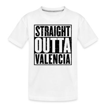 Straight Outta Valence - T-shirt bio Premium Enfant - blanc - Devant