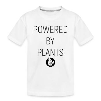 Propulsé par les plantes Vegan Lifestyle - T-shirt bio Premium Enfant - blanc - Devant