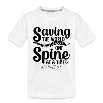 Chiropratique Physio Chiropraticien Idée Cadeau - T-shirt bio Premium Enfant - blanc - Devant