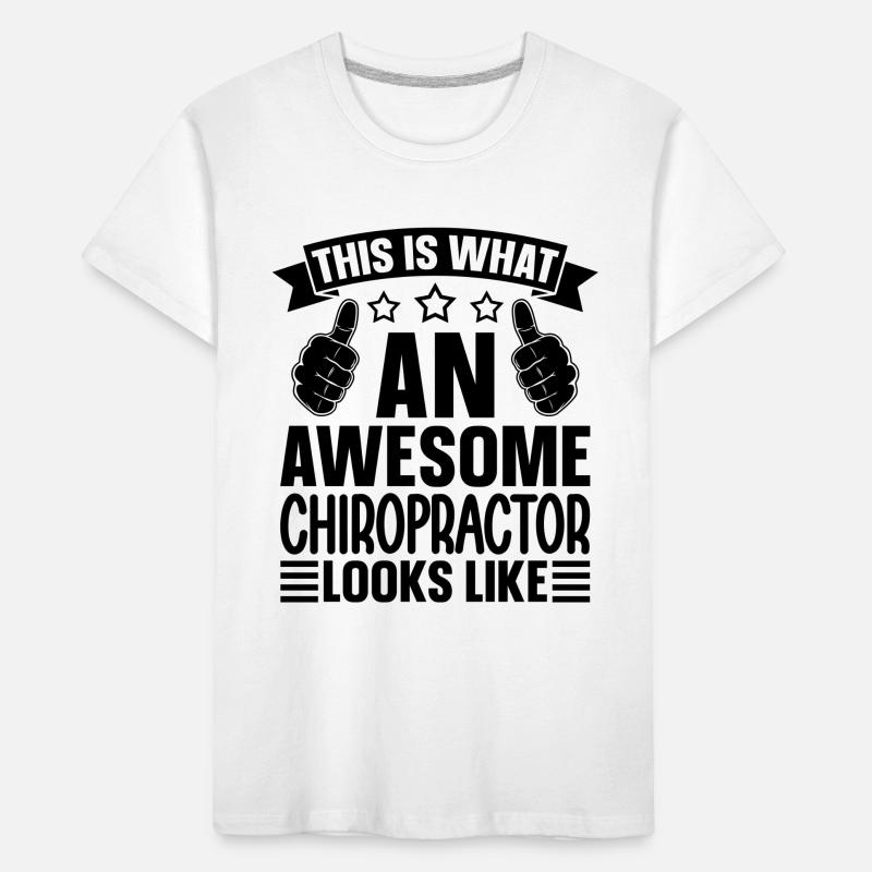 Physio Chiropractor Chiropractic Gift Idea Kids' Premium Organic T-Shirt