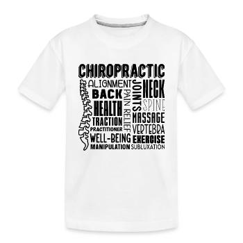 Chiropractor Chiropractic Physio Idée cadeau - T-shirt bio Premium Enfant - blanc - Devant