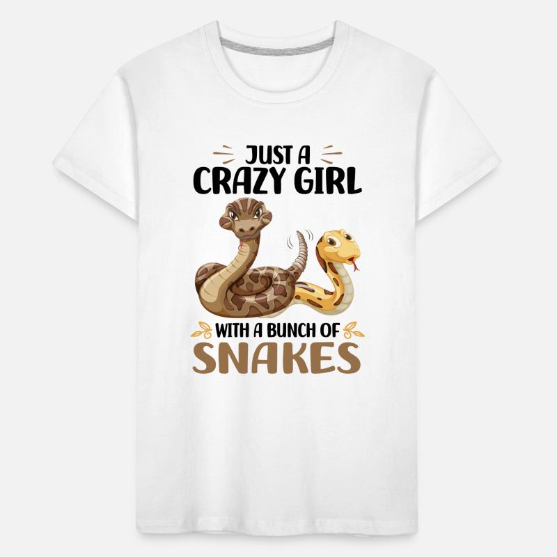 King Python Lover Snakes Pet Gift Kids' Premium Organic T-Shirt