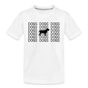 Canine - T-shirt bio Premium Enfant - blanc - Devant