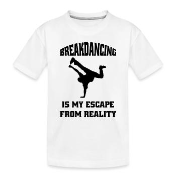 Breakdance Dance Sport Dancer Gift Dancing - Kids' Premium Organic T-Shirt - white - Front