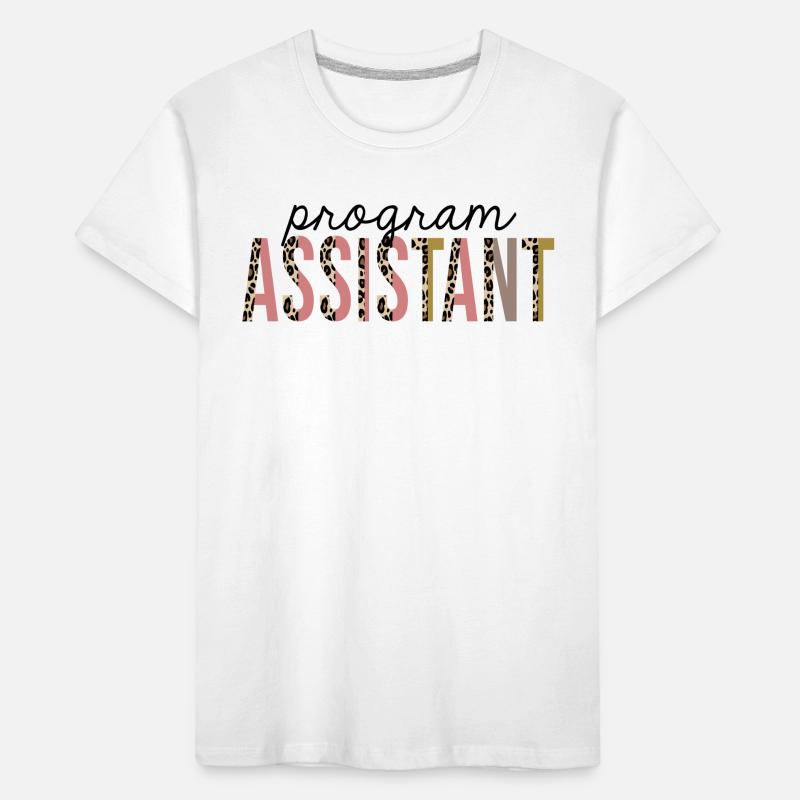 Programmassistent Leopard Print Funny Kinder Premium Bio T-Shirt